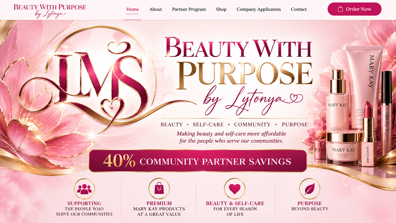 Beauty With Purpose by Lytonya — LMS signature brand